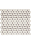 The Mosaic Factory Barcelona Hexagon Soft White Edge Glossy | mozaïektegel