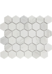 The Mosaic Factory Barcelona Hexagon Carrara White Matt | mozaïektegel