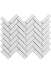 The Mosaic Factory Paris Herringbone Extra White Glossy | mozaïektegel
