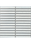 The Mosaic Factory Sevilla Kitkat Original White Blue Speckle Glossy | mozaïektegel