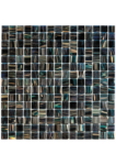 The Mosaic Factory Amsterdam Dark Blue Golden Vein | mozaïektegel
