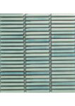 The Mosaic Factory Sevilla Kitkat Mini Light Green Speckle Glossy | mozaïektegel