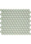 The Mosaic Factory Barcelona Hexagon Soft Green Edge Glossy | mozaïektegel