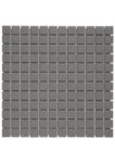 The Mosaic Factory London Square Dark Grey Matt R11 | mozaïektegel