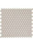 The Mosaic Factory London Pennyround White Matt R11 | mozaïektegel