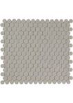 The Mosaic Factory London Pennyround Grey Matt R11 | mozaïektegel