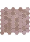 The Mosaic Factory Valencia Pink Hexagon Matt Glossy | mozaïektegel