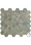 The Mosaic Factory Valencia Khaki Matt Glossy Hexagon | mozaïektegel