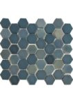The Mosaic Factory Valencia Blue Matt Glossy Hexagon | mozaïektegel